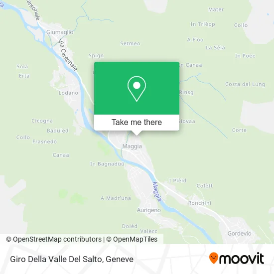 Giro Della Valle Del Salto map