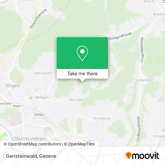 Geristeinwald map