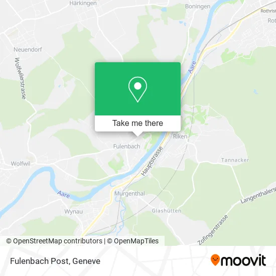Fulenbach Post map