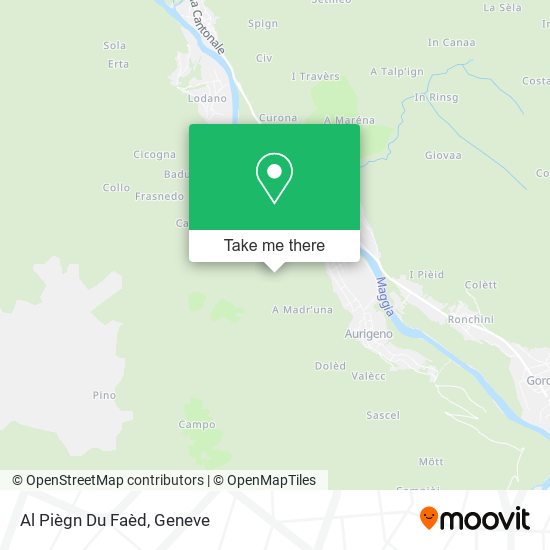 Al Piègn Du Faèd map