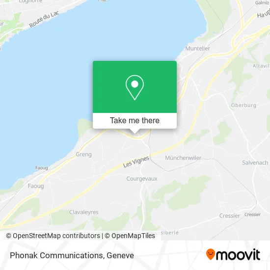 Phonak Communications map