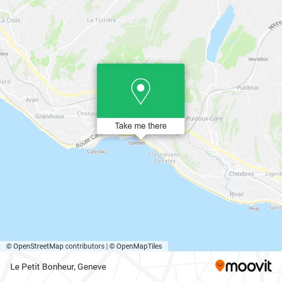 Le Petit Bonheur map