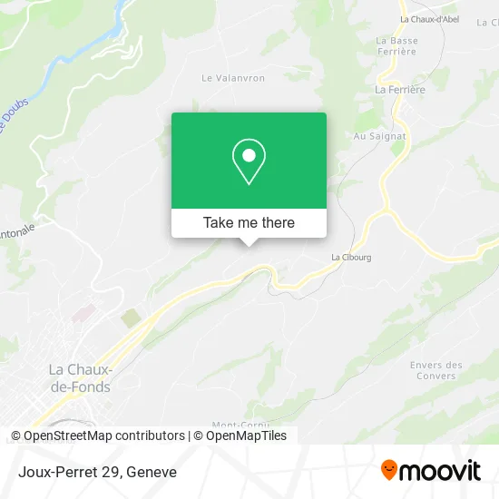 Joux-Perret 29 map