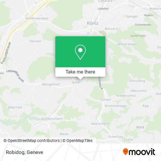 Robidog map