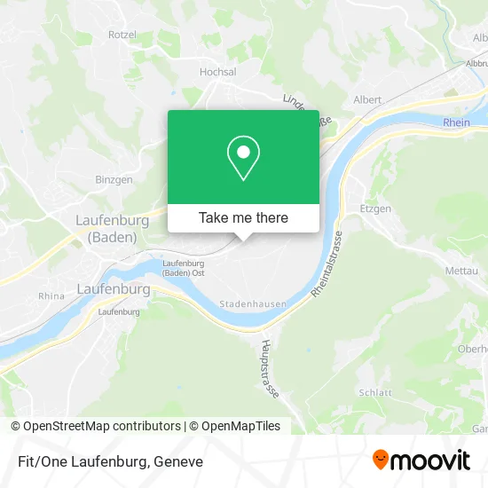 Fit/One Laufenburg map