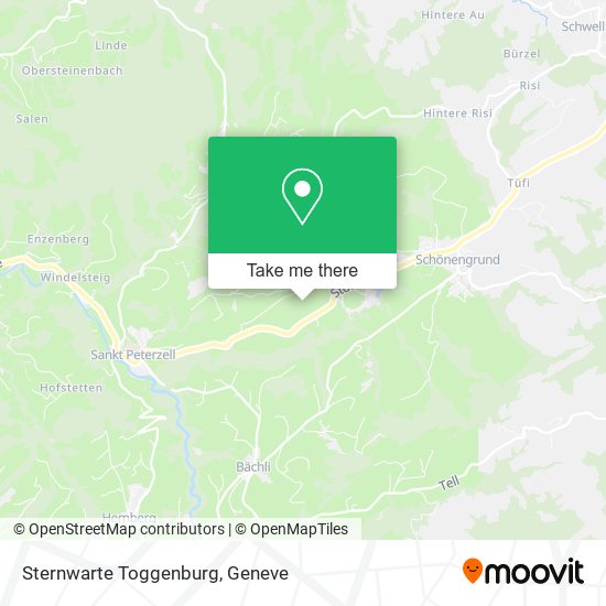 Sternwarte Toggenburg map