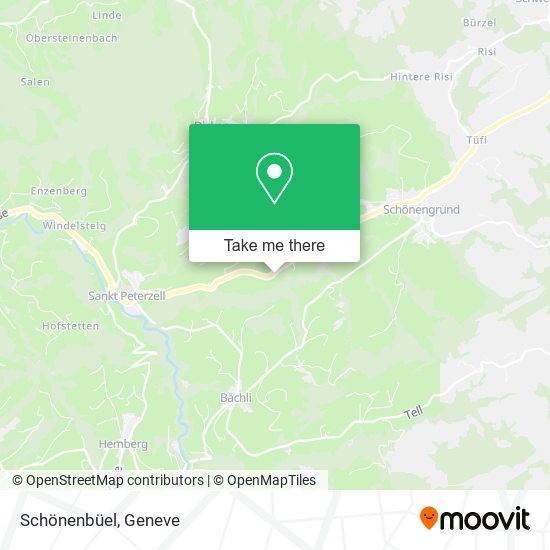 Schönenbüel map