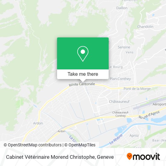 Cabinet Vétérinaire Morend Christophe map