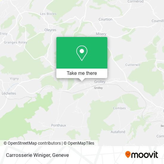 Carrosserie Winiger map