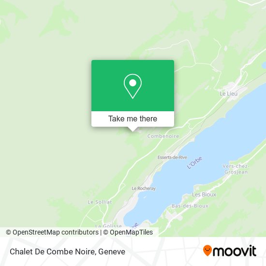 Chalet De Combe Noire map