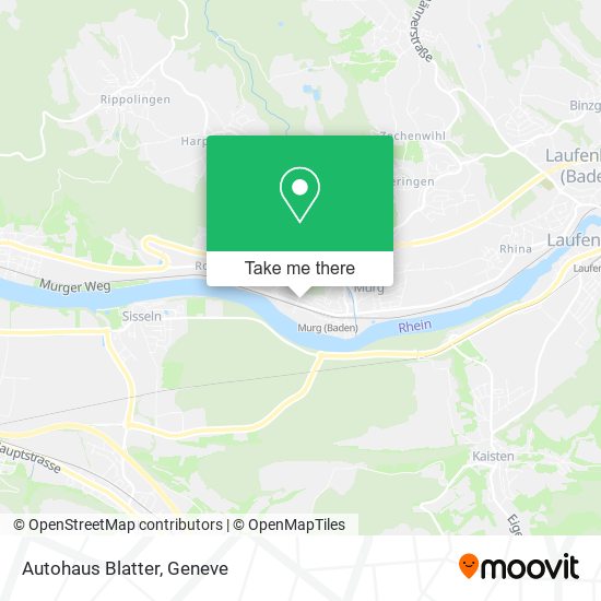 Autohaus Blatter map