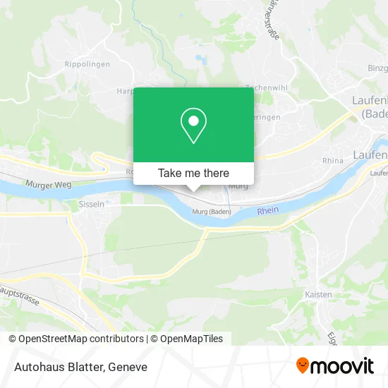 Autohaus Blatter map