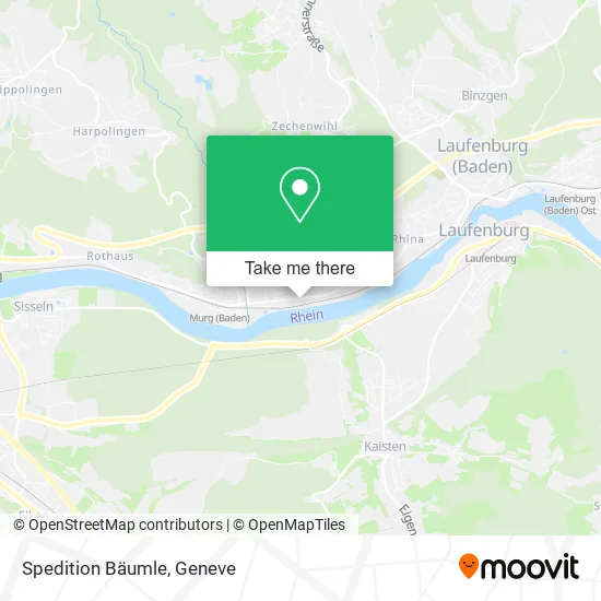 Spedition Bäumle map