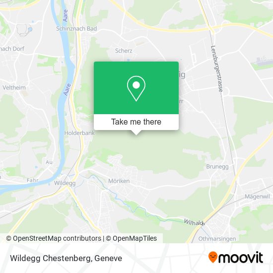 Wildegg Chestenberg map