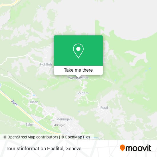 Touristinformation Haslital map
