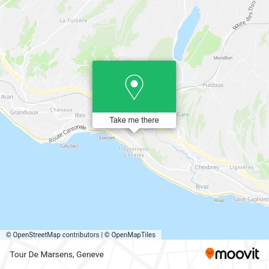 Tour De Marsens map