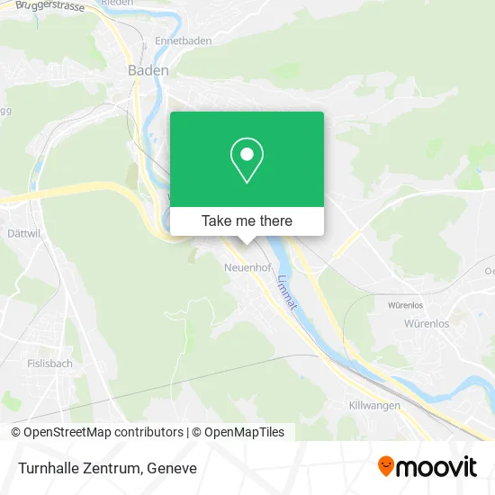 Turnhalle Zentrum map