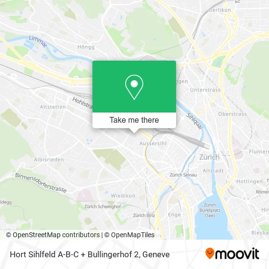 Hort Sihlfeld A-B-C + Bullingerhof 2 map