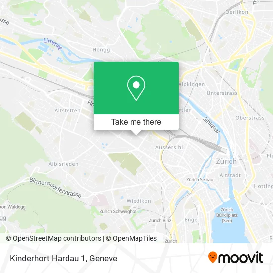 Kinderhort Hardau 1 map