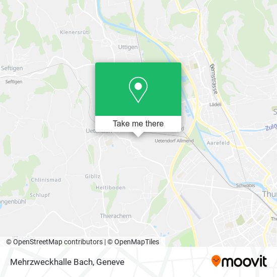 Mehrzweckhalle Bach map