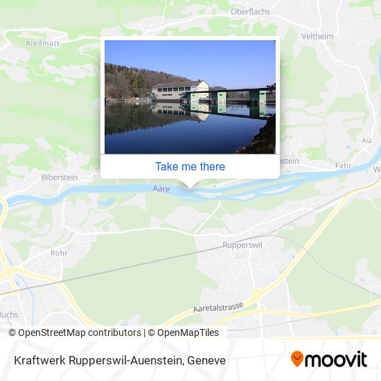 Kraftwerk Rupperswil-Auenstein plan