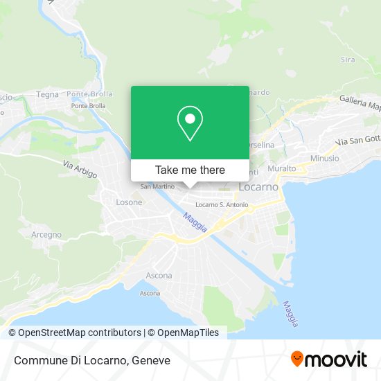 Commune Di Locarno map