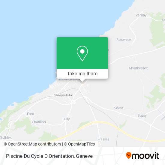 Piscine Du Cycle D'Orientation map