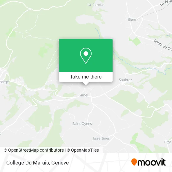 Collège Du Marais map