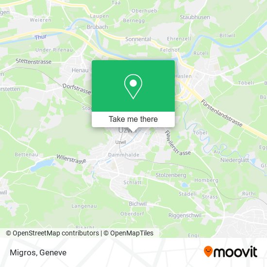 Migros map