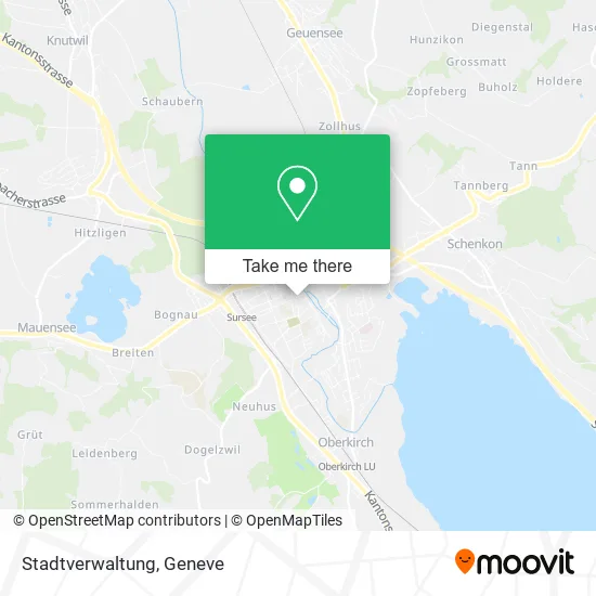 Stadtverwaltung map
