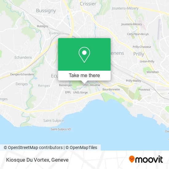 Kiosque Du Vortex map