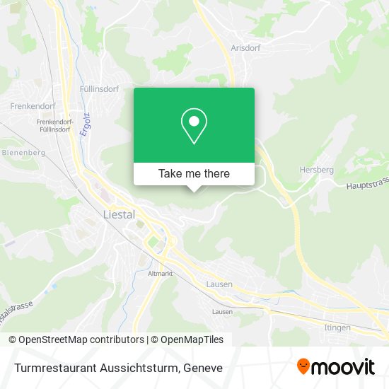 Turmrestaurant Aussichtsturm map