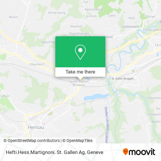 Hefti.Hess.Martignoni. St. Gallen Ag map