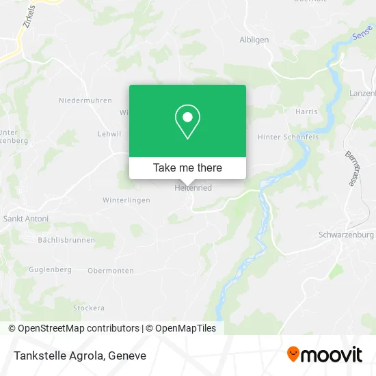 Tankstelle Agrola map