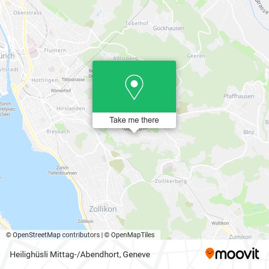 Heilighüsli Mittag-/Abendhort map