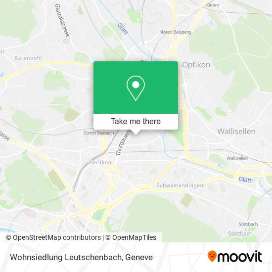 Wohnsiedlung Leutschenbach map