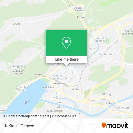 K Kiosk map