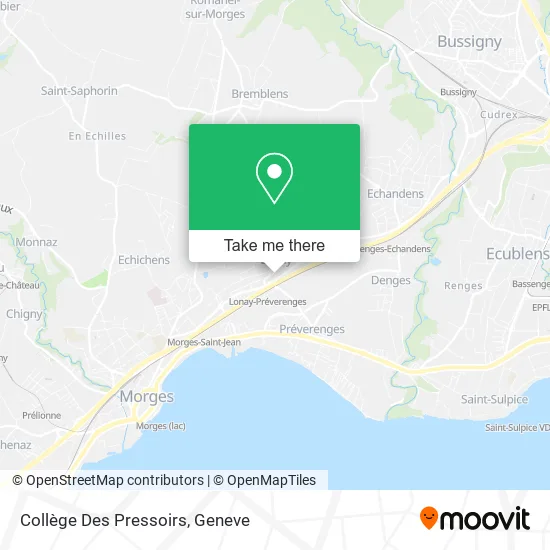 Collège Des Pressoirs map