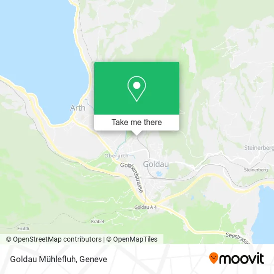 Goldau Mühlefluh map