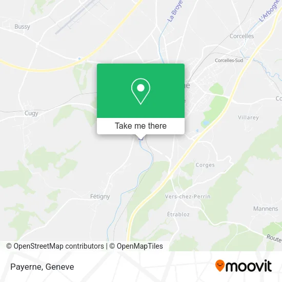 Payerne map