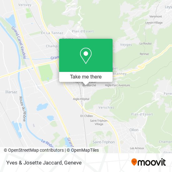 Yves & Josette Jaccard map