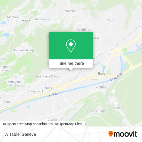 A Table map