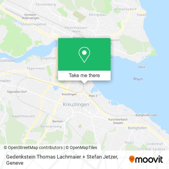 Gedenkstein Thomas Lachmaier + Stefan Jetzer map