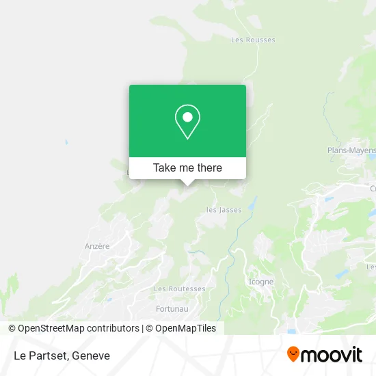 Le Partset map