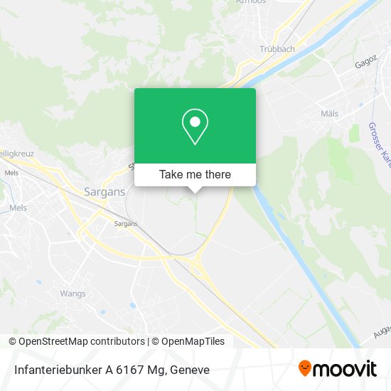 Infanteriebunker A 6167 Mg map