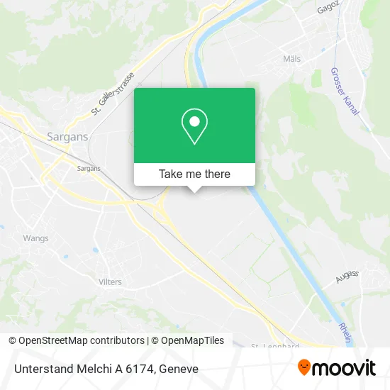 Unterstand Melchi A 6174 plan