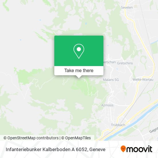 Infanteriebunker Kalberboden A 6052 map