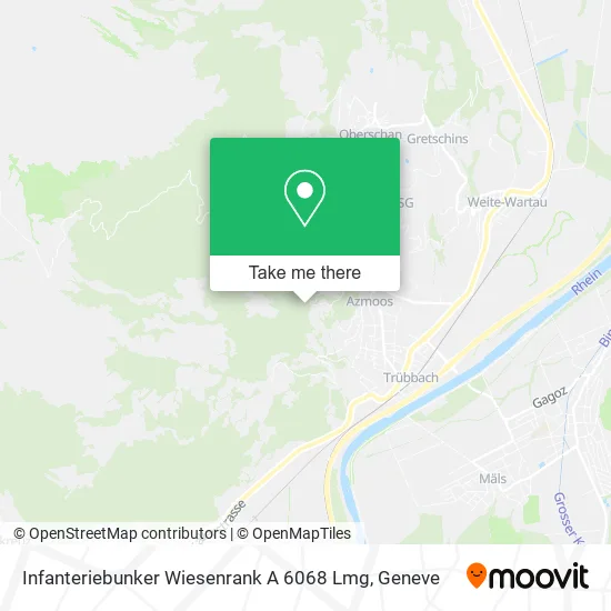 Infanteriebunker Wiesenrank A 6068 Lmg map