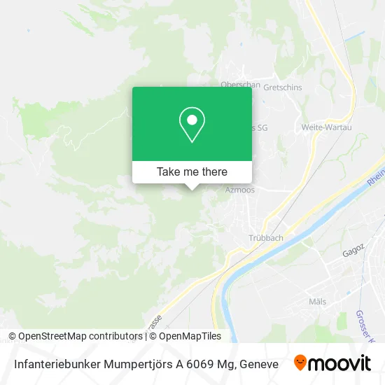 Infanteriebunker Mumpertjörs A 6069 Mg map