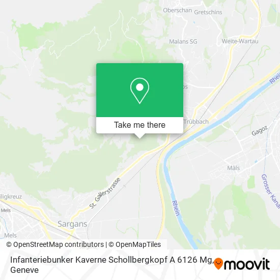 Infanteriebunker Kaverne Schollbergkopf A 6126 Mg map